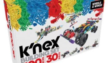 K'NEX Classics 500 Pc/ 30 Model Wings and Wheels Building Set