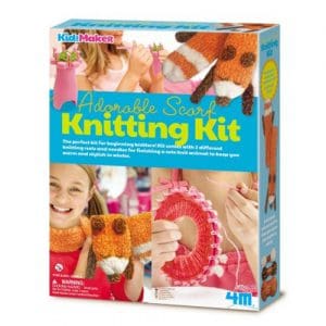 KidzMaker - Adorable Scarf Knitting Kit