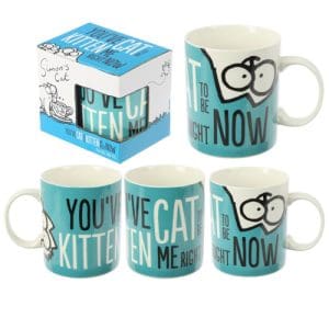 Kitten Slogan Simon's Cat Porcelain Mug