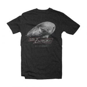 Led Zep Dazed Confused Amplified Vintage Charcoal Small T Shirt