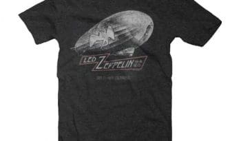Led Zep Dazed Confused Amplified Vintage Charcoal Small T Shirt