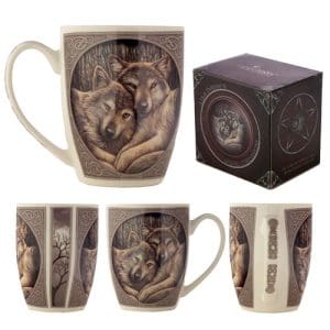 Lisa Parker Loyal Companions Wolf Porcelain Mug