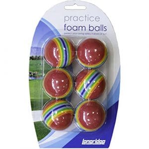 Longridge Foam Ball Multi Coloured 6 Pack: Multi