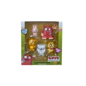Love Monster and Fluffytown Friends Figurine Set closed box