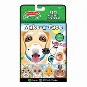 Make-a-Face Pets Reusable Sticker Pad