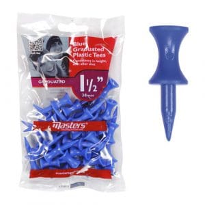 Masters Plastic Graduated Tees (Bag of 30) - Blue