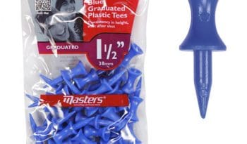 Masters Plastic Graduated Tees (Bag of 30) - Blue