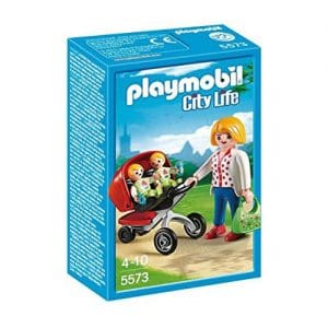 Playmobil 5573 Mother With Twin Stroller
