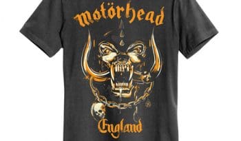 Motorhead - Bronze England Amplified Vintage Charcoal X Large T Shirt