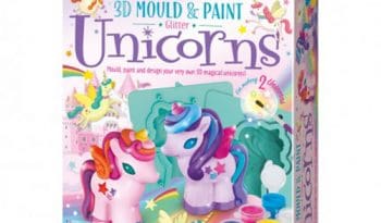 Mould & Paint - 3D Glitter Unicorn