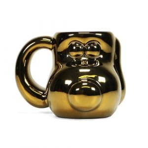 Mug Shaped - Wallace & Gromit (Gromit) Gold plated