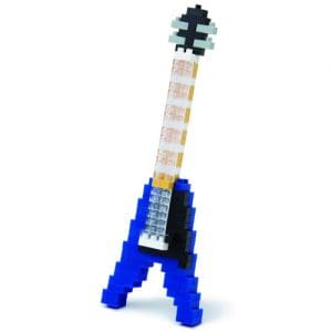 Nanoblock Electric Guitar Blue