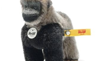 National Geographic Boogie gorilla in gift box, grey/black