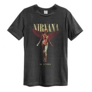 Nirvana In Utero Colour Amplified Vintage Charcoal X Large T Shirt