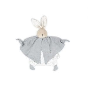 Organic Cotton Doudou Rabbit Grey