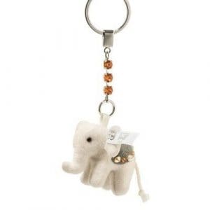 Pendant little elephant, light grey