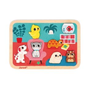 Pets Wooden Chunky Puzzle - 7 Pieces