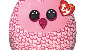 Pinky Owl - Squish-a-Boo - 10"