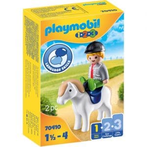 Playmobil 1.2.3 Boy With Pony For 18+ Months