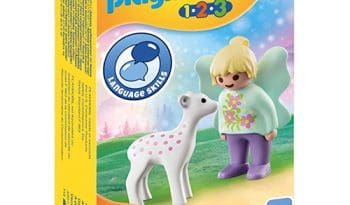 Playmobil 1.2.3 Fairy Friend With Fawn For 18+ Months