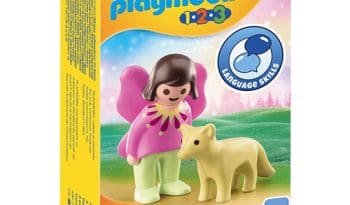 Playmobil 1.2.3 Fairy Friend With Fox For 18+ Months