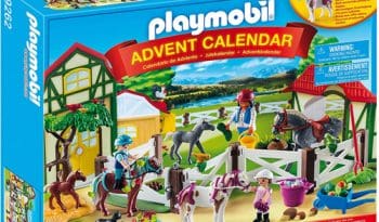 Playmobil Advent Calendar 'horse Farm' With Flocked Horse
