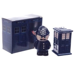 Policeman & Police Box Ceramic Salt & Pepper Set