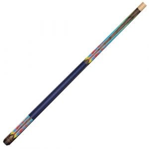 Powerglide Psychedelic Pool Cue - Tip Size 10mm