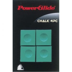 Powerglide Snooker Chalk (4 Pack) - Green