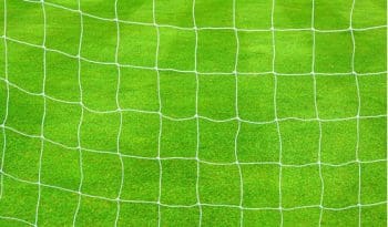 Precision Football Goal Nets 2.5mm Knotted (Pair): White - 16' x 7'