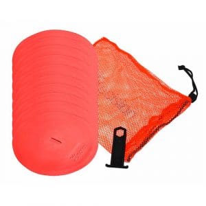 Precision Round Marker Discs (Set of 10): Red
