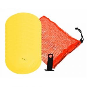 Precision Round Marker Discs (Set of 10): Yellow
