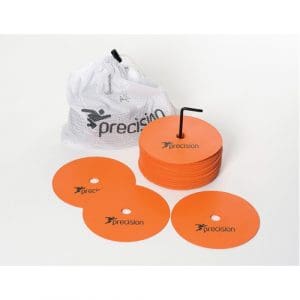 Precision Round Rubber Marker Discs (Set of 20): Orange - Large
