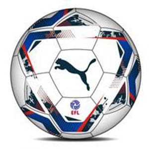 Puma EFL TeamFINAL 6 Sky bet Miniball: White/Black/Red/Blue - Mini (Size 1)