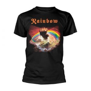 Rainbow Rising Zipped Short Sleeve T Shirt (Small)