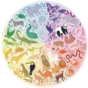 Ravensburger Circle of Colours - Animals Circular 500 piece Jigsaw Puzzle