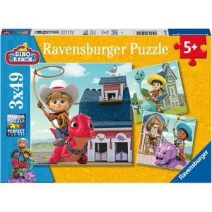Ravensburger Dino Ranch 3x 49 piece Jigsaw Puzzles