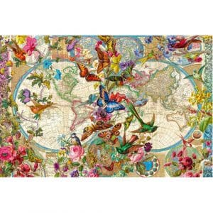 Ravensburger Flora & Fauna World Map, 3000 piece Jigsaw puzzle
