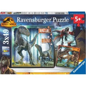 Ravensburger Jurassic World Dominion - Restricted Access 3x 49 piece Jigsaw Puzzles