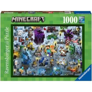 Ravensburger Minecraft Mobs 1000 piece Challenge Jigsaw Puzzle