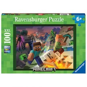 Ravensburger Monster Minecraft, XXL 100 piece Jigsaw Puzzle