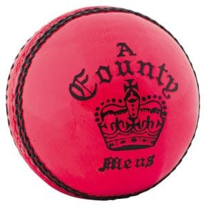 Readers County Crown Cricket Ball: Pink - Mens