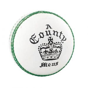Readers County Crown Cricket Ball: White - Mens