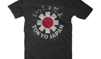 Red Hot Chili Peppers Tokyo Japan Amplified Vintage Charcoal X Large T Shirt
