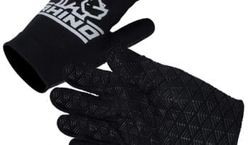 Rhino Pro Half Finger Mitts Junior: Black - XSmall/Medium