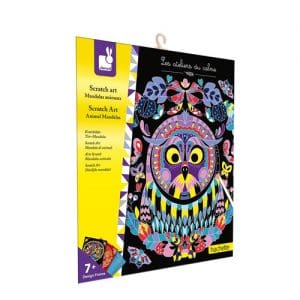 Scratch Art Animal Mandalas