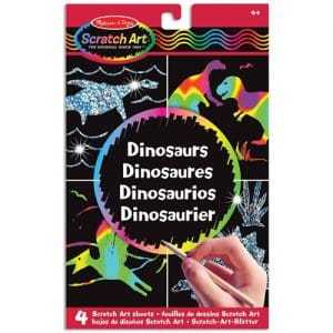 Scratch Art - Dinosaur