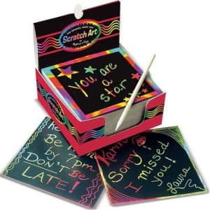 Scratch Art Friendship Mini Notes