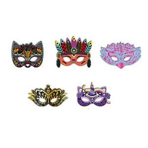 Scratch Art Party Masks