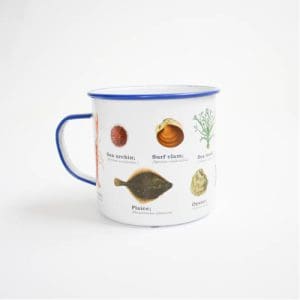Sea Life Enamel Mug